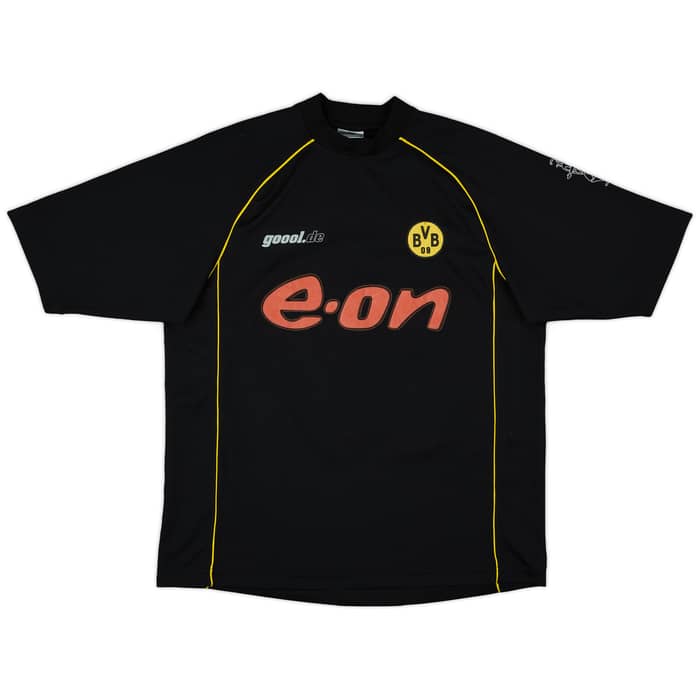 2001-02 Borussia Dortmund European Away Shirt Evanilson #3 - 6/10 - (M)