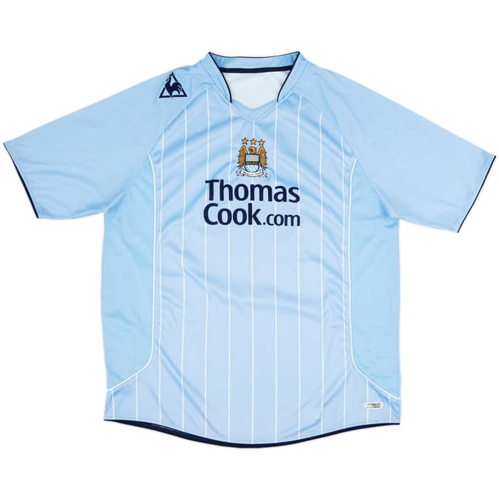 2007-08 Manchester City Home Shirt Richards #2 - 8/10 - (XL)