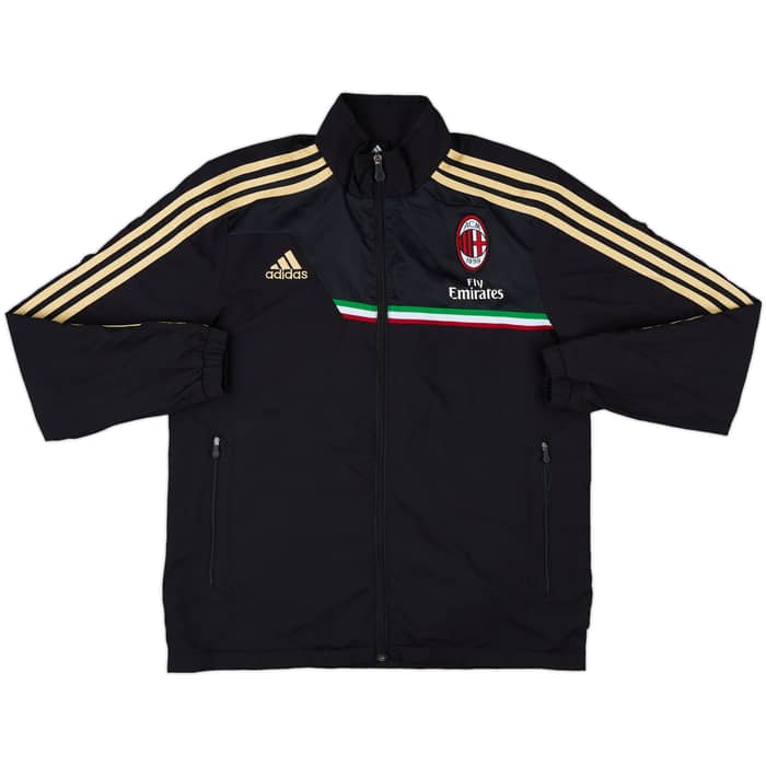 2012-13 AC Milan adidas Track Jacket - 8/10 - (L)