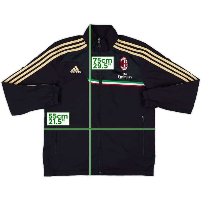 2012-13 AC Milan adidas Track Jacket - 8/10 - (L)