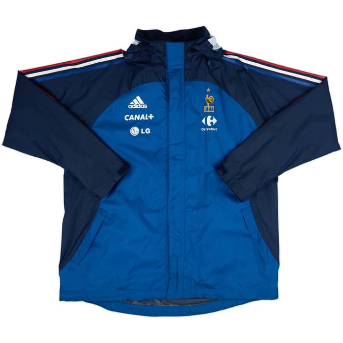 2002-04 France adidas Hooded Rain Jacket - 7/10 - (L/XL)