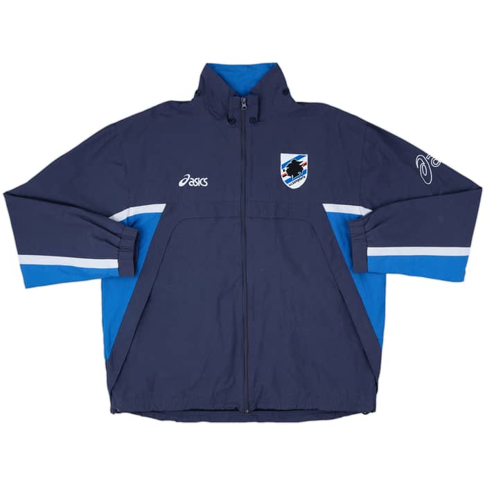 2002-03 Sampdoria Asics Track Jacket - 8/10 - (L)