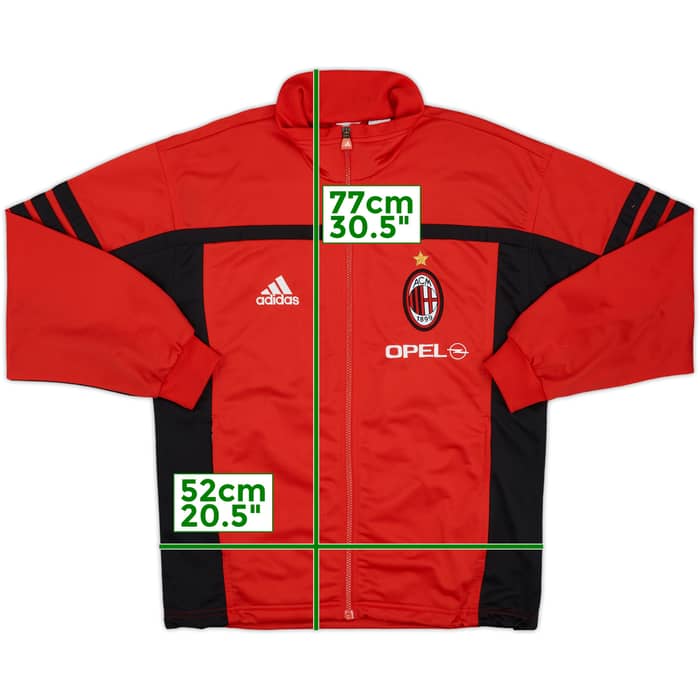 2000-01 AC Milan adidas Track Jacket - 9/10 - (S)