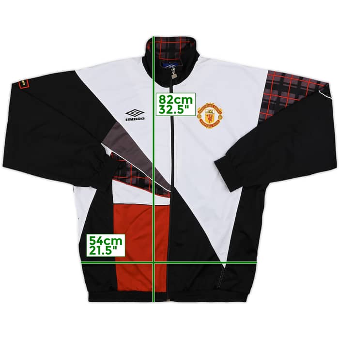 1992-93 Manchester United Umbro Track Jacket - 7/10 - (M)