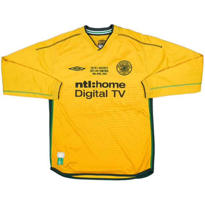 2002-03 Celtic 'Celtic v Boavista Away Shirt - 9/10 - (S)