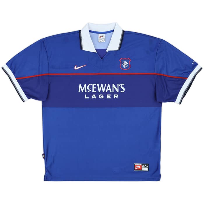 1997-99 Rangers Home Shirt Negri #9 - 8/10 - (XXL)