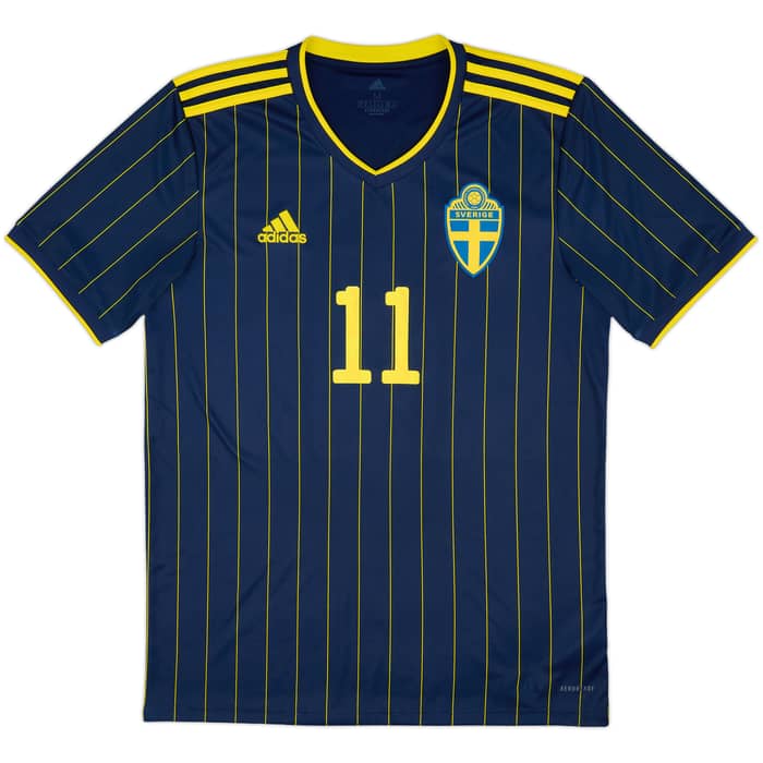 2020-22 Sweden Away Shirt Isak #11 - 9/10 - (M)