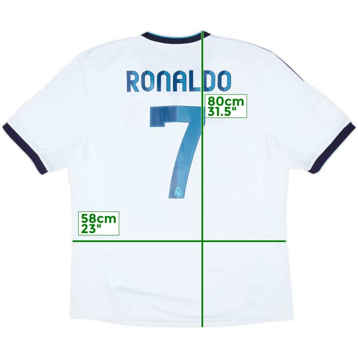 2012-13 Real Madrid Home Shirt Ronaldo #7 (XL)