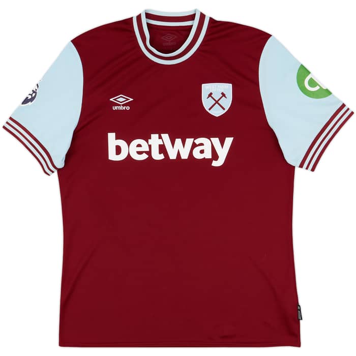 2024-25 West Ham Home Shirt Ward-Prowse #7 - 9/10 - (XL)