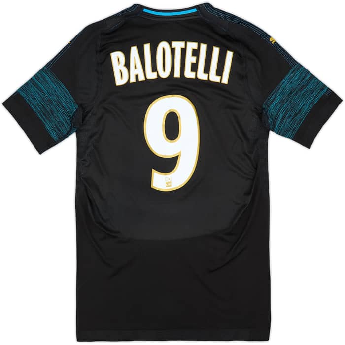 2018-19 Olympique Marseille EvoKnit Player Issue Away Shirt Balotelli #9 (S)
