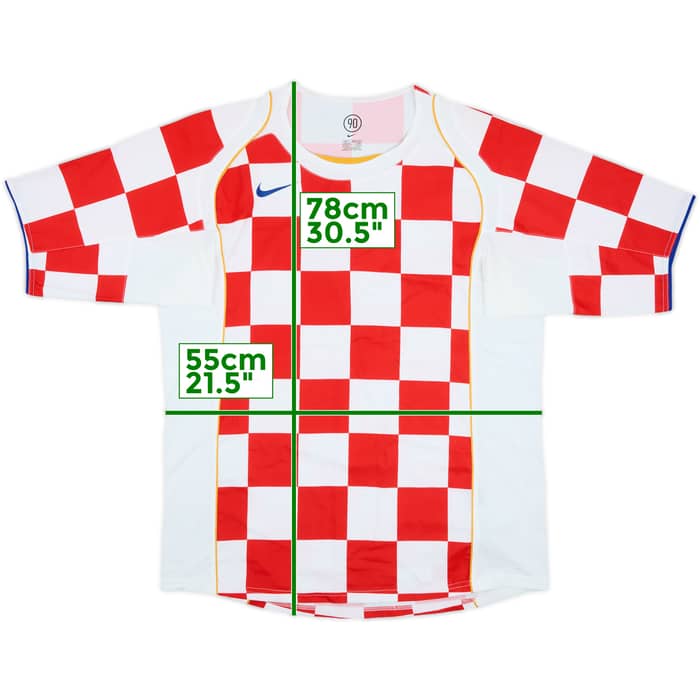 2004-06 Croatia Home Shirt - 9/10 - (L)