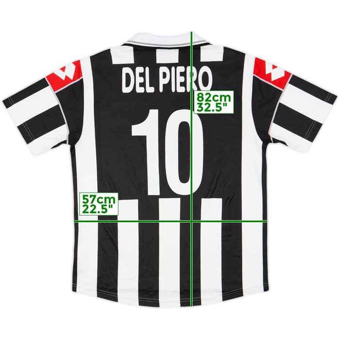 2000-01 Juventus Home Shirt Del Piero #10 - 8/10 - (L)