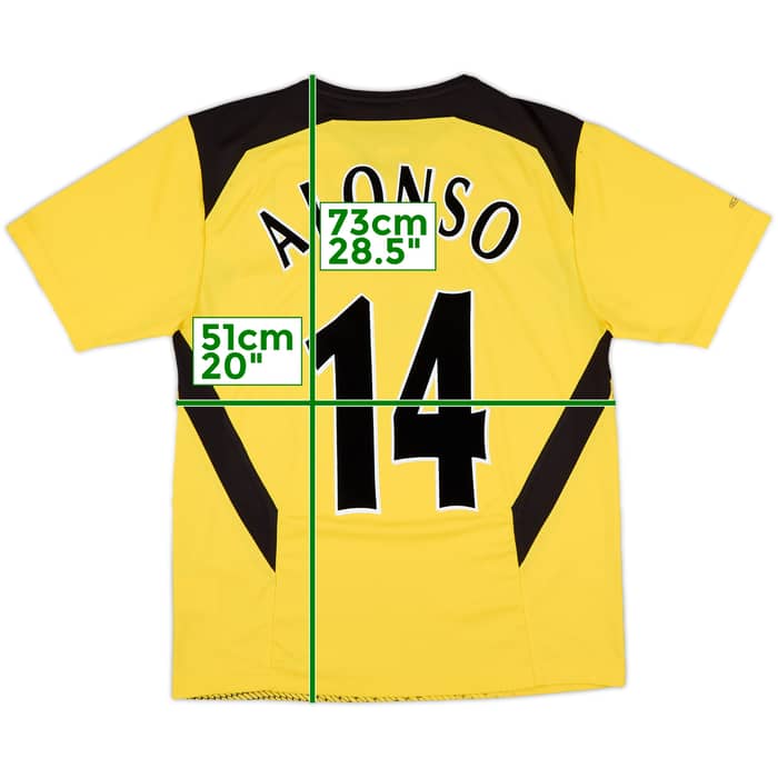 2004-06 Liverpool Away Shirt Alonso #14 - 7/10 - (L)