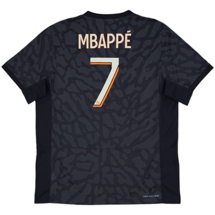 2023-24 Paris Saint-Germain Authentic Third Shirt Mbappe #7 (XL)