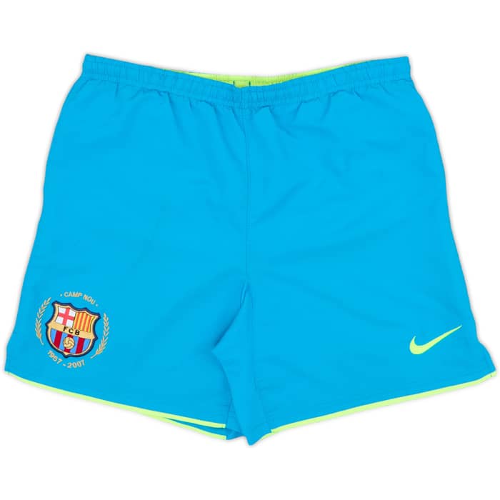 2007-08 Barcelona Away Shorts - 5/10 - (S)