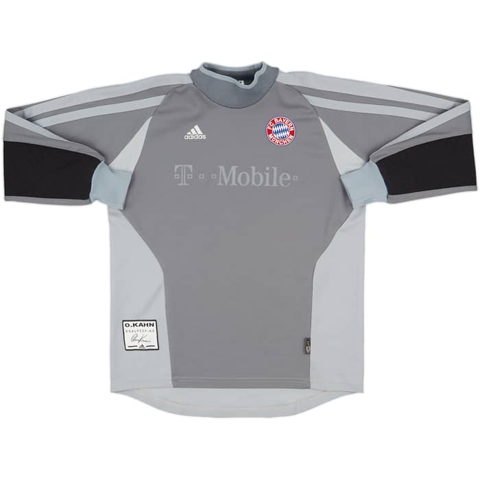 2001-02 Bayern Munich GK Shirt Kahn #1 - 4/10 - (XL.Boys)