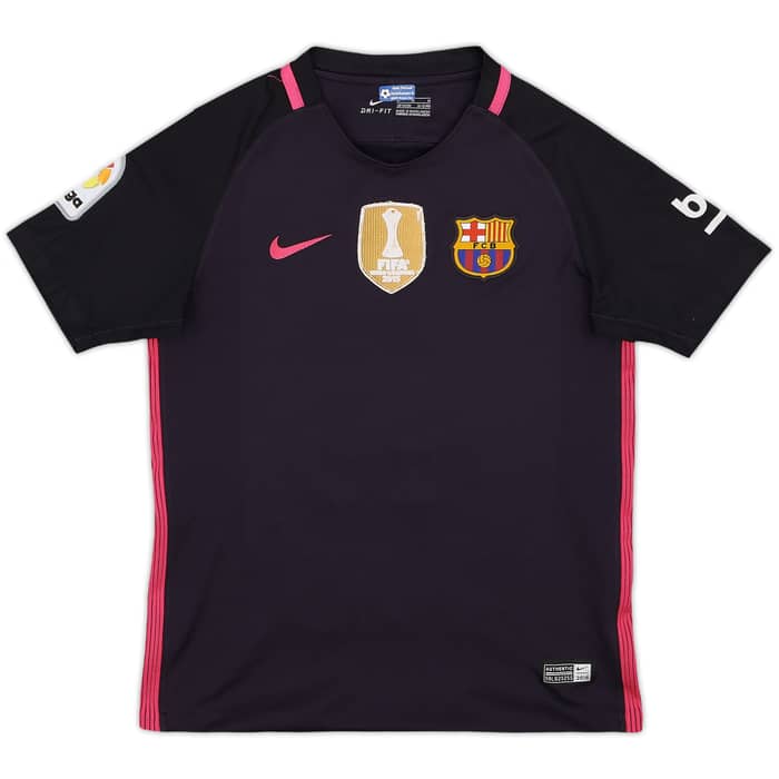 2016-17 Barcelona Away Shirt Neymar Jr #11 - 4/10 - (M.Boys)