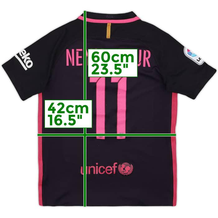 2016-17 Barcelona Away Shirt Neymar Jr #11 - 4/10 - (M.Boys)