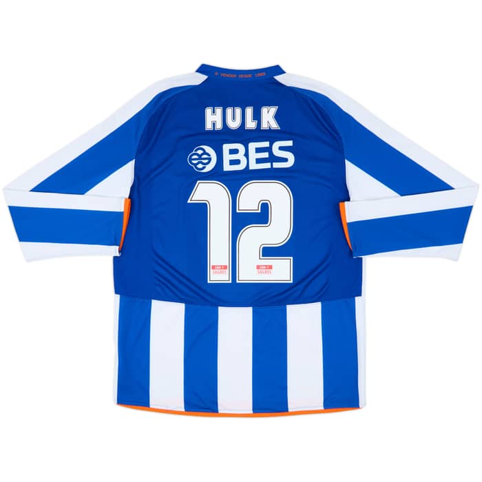 2008-09 Porto Home L/S Shirt Hulk #12 - 8/10 - (L)