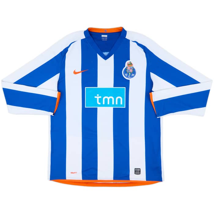 2008-09 Porto Home L/S Shirt Hulk #12 - 8/10 - (L)