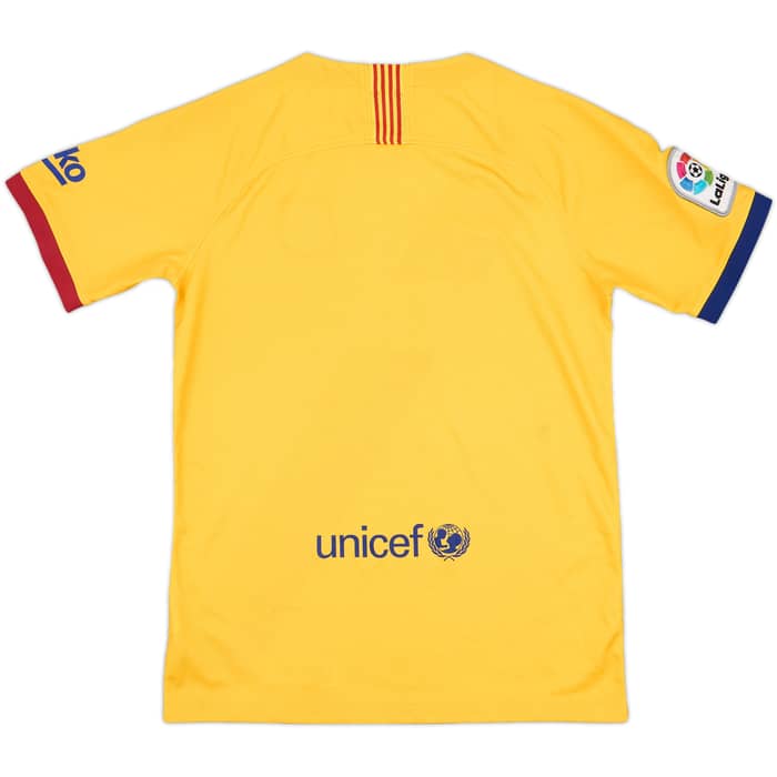 2019-20 Barcelona Away Shirt - 8/10 - (XL.Boys)