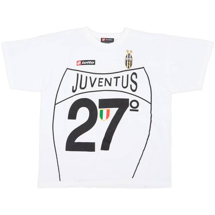 2002-03 Juventus Lotto 'Campioni D'Italia 2003' Graphic Tee - 4/10 - (XL)
