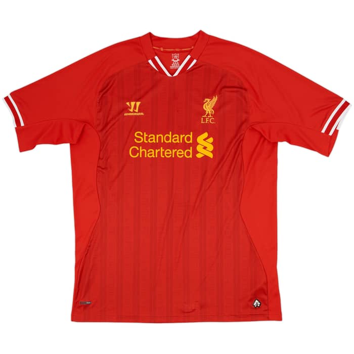2013-14 Liverpool Home Shirt Gerrard #8 - 9/10 - (3XL)