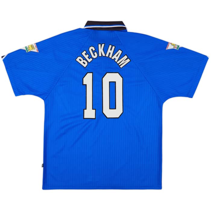 1996-98 Manchester United Third Shirt Beckham #10 - 8/10 - (L)