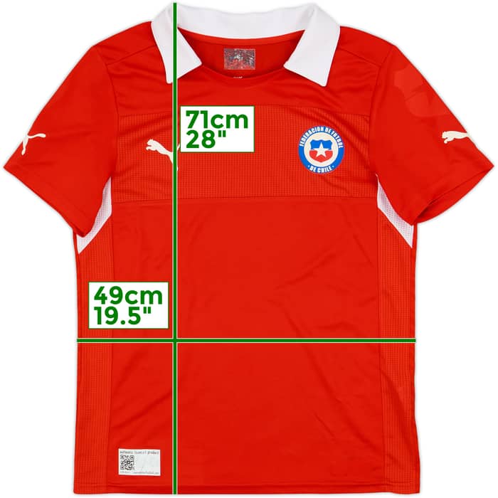 2012-14 Chile Home Shirt - 8/10 - (M)