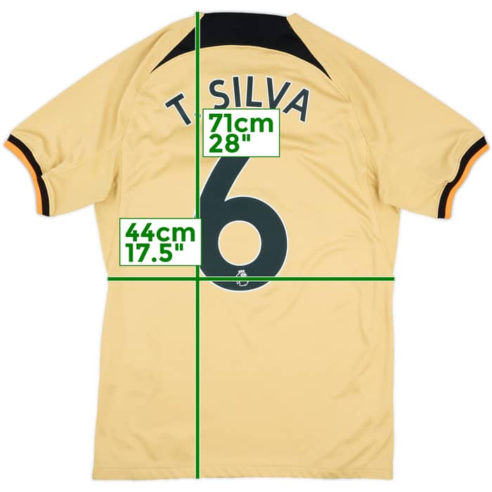 2022-23 Chelsea Third Shirt T.Silva #6 - 7/10 - (S)