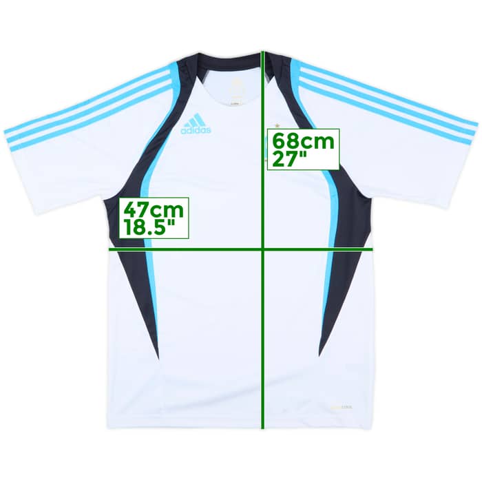 2009-10 Olympique Marseille adidas Training Shirt - 7/10 - (M)