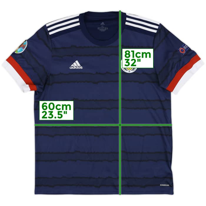 2020-22 Scotland Home Shirt - 7/10 - (XL)