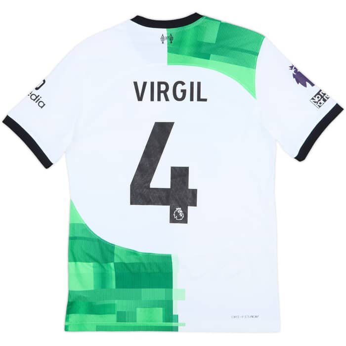 2023-24 Liverpool Authentic Away Shirt Virgil #4 (M)