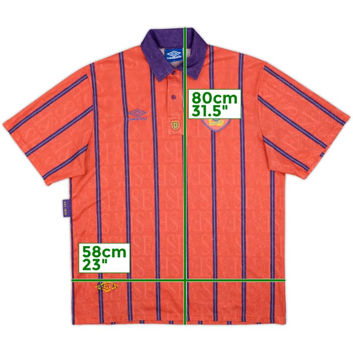 1993-95 Scotland Away Shirt - 7/10 - (XL)