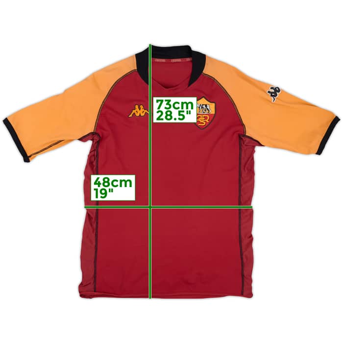 2002-03 Roma European Home Shirt - 5/10 - (XL)