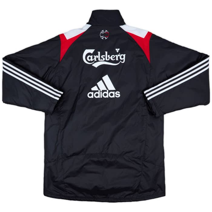 2007-08 Liverpool adidas Padded Bench Coat - 9/10 - (M)