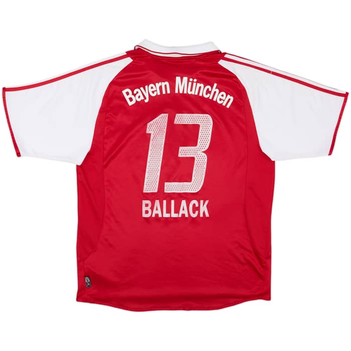 2003-04 Bayern Munich Home Shirt Ballack #13 - 6/10 - (L)