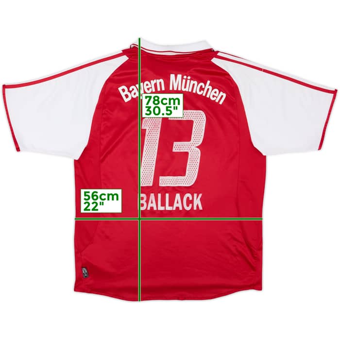 2003-04 Bayern Munich Home Shirt Ballack #13 - 6/10 - (L)