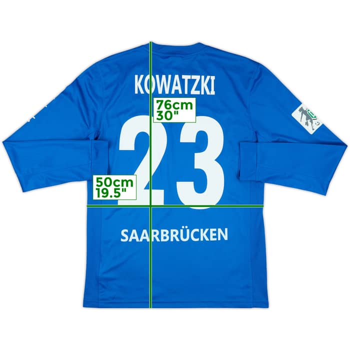 2014-15 FC Saarbrucken Frauen Match Issue Home L/S Shirt Kowatzki #23