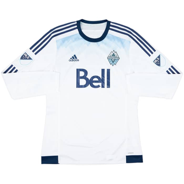 2015 Vancouver Whitecaps Authentic Home L/S Shirt - 7/10 - (L)