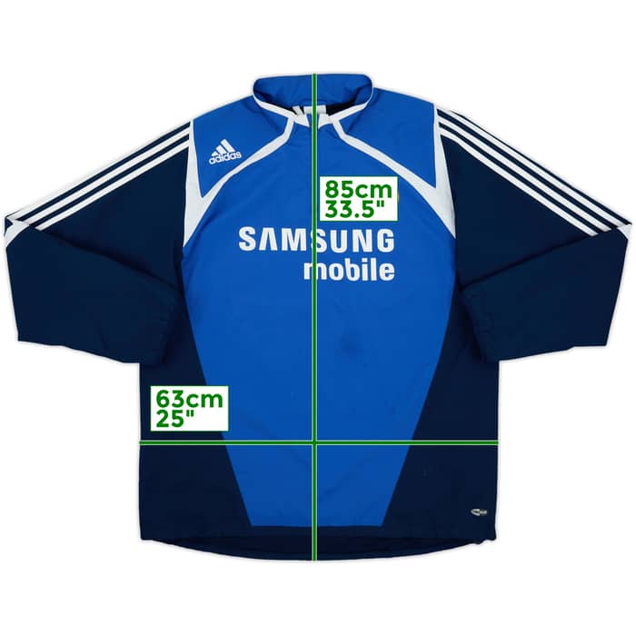 2007-08 Chelsea adidas Track Jacket - 7/10 - (L/XL)