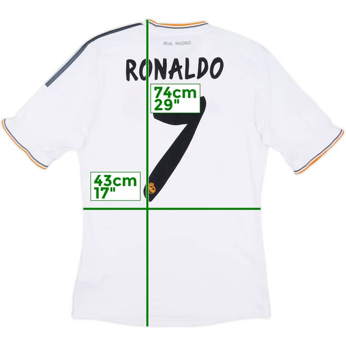 2013-14 Real Madrid Home Shirt Ronaldo #7 - 6/10 - (S)