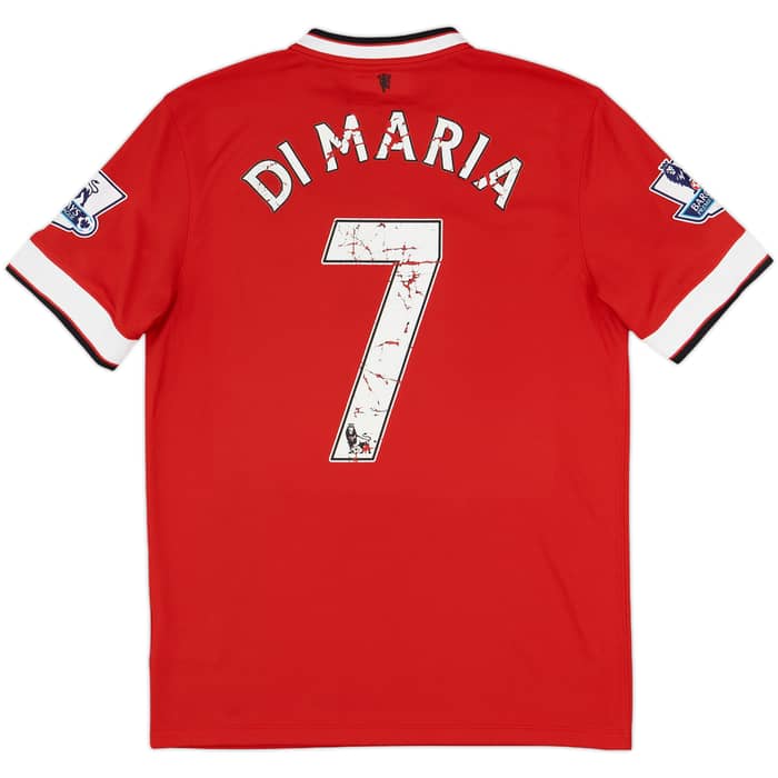 2014-15 Manchester United Home Shirt Di Maria #7 - 4/10 - (M)