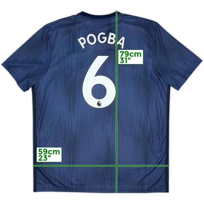 2018-19 Manchester United Third Shirt Pogba #6 (XL)