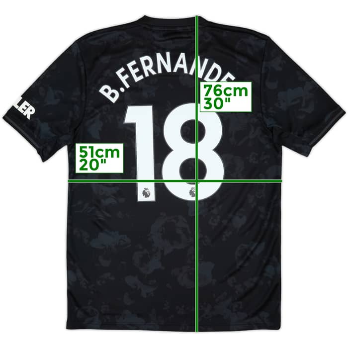 2019-20 Manchester United Third Shirt B.Fernandes #18 (M)
