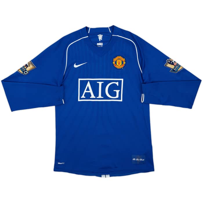 2007-08 Manchester United GK Shirt Van Der Sar #1 - 7/10 - (S)