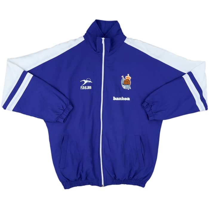 1993-94 Real Sociedad Rasan Track Jacket - 8/10 - (L)