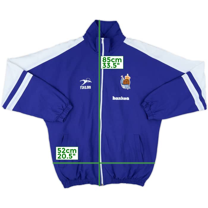 1993-94 Real Sociedad Rasan Track Jacket - 8/10 - (L)