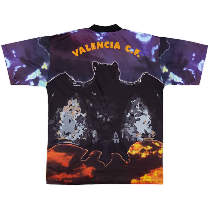 1997-98 Valencia Luanvi Graphic Shirt - 9/10 - (L)