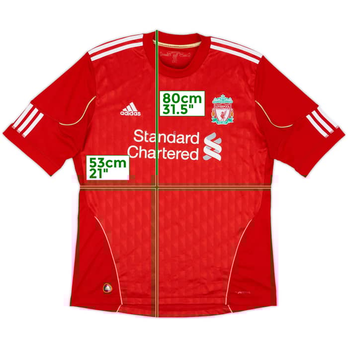 2010-12 Liverpool Home Shirt - 5/10 - (L)
